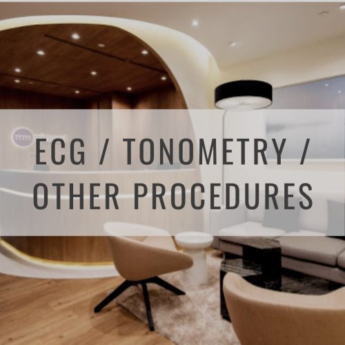 ECG, Tonometry, Other Procedures