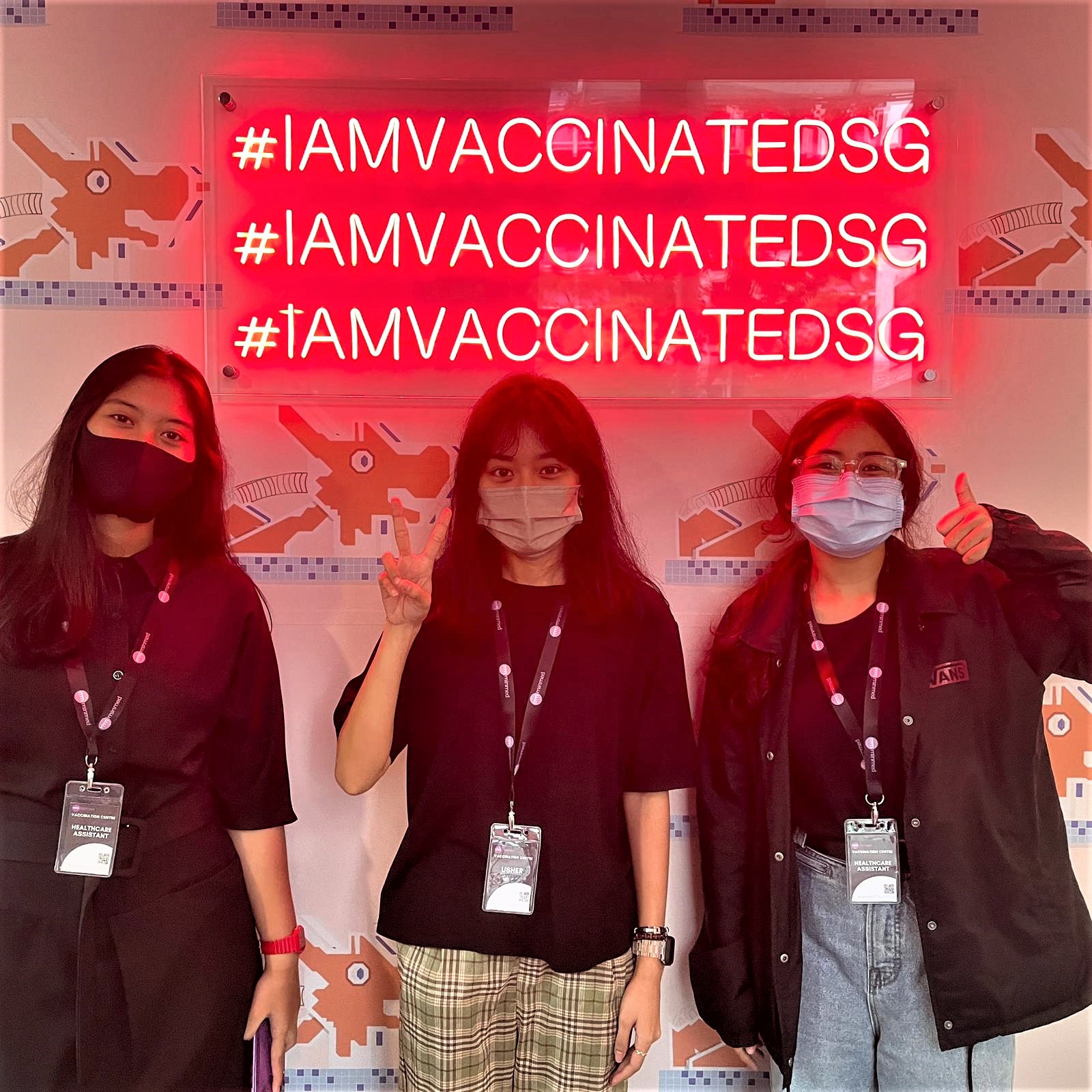 #iamvaccinatedsg wall TPWCC