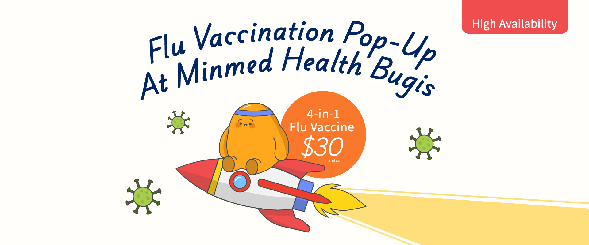 Flu Vaccination Pop-Up At Minmed Health Bugis