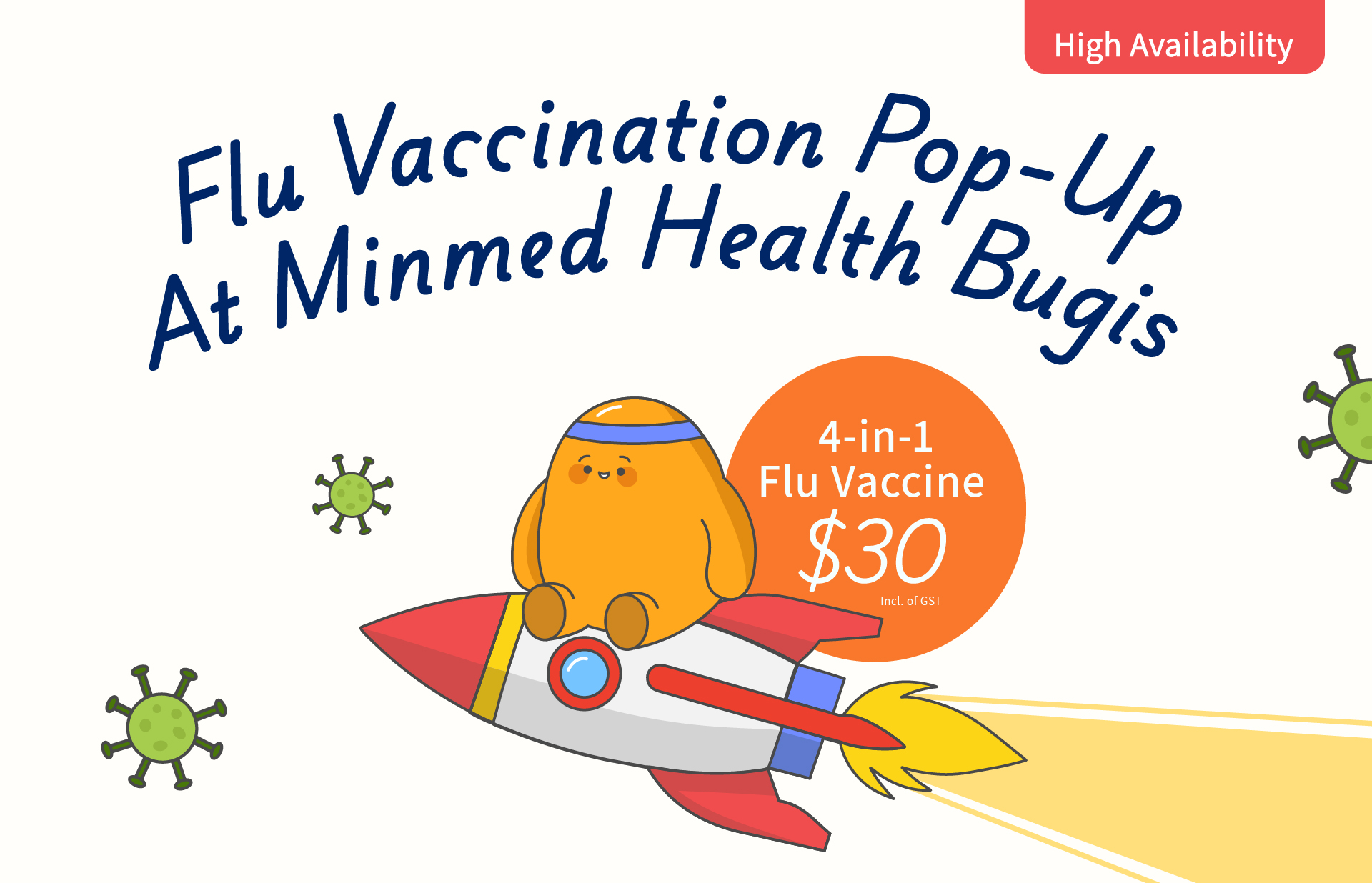 Flu Vaccination Pop-Up At Minmed Health Bugis