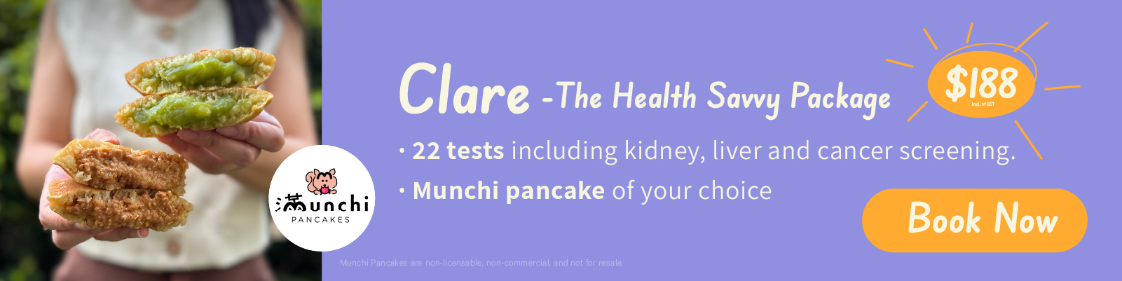 Clare the health savvy package 188