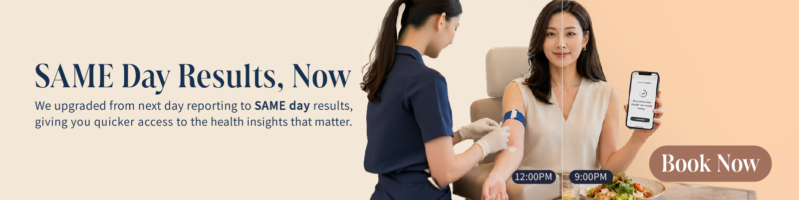 Same Day Health Screening Results